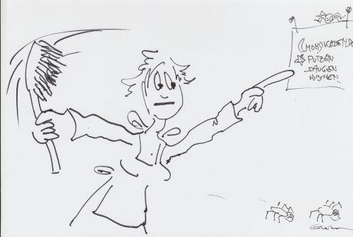 spinner-entsorgend